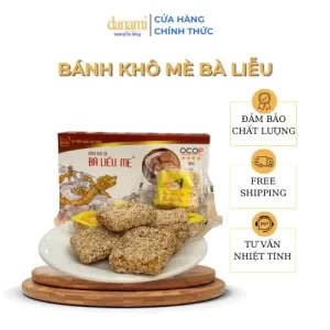 Bánh khô mè Bà Liễu Mẹ Đà Nẵng – giòn bùi thơm ngon
