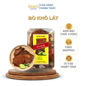 Bò khô lát Đà Nẵng – món ăn vặt đặc sản