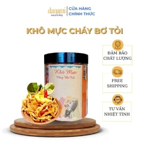 Khô mực cháy bơ tỏi Đà Nẵng – thơm béo hấp dẫn