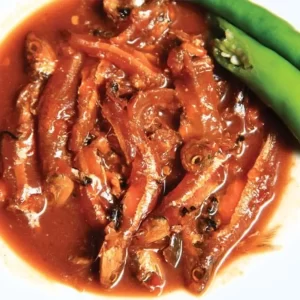 Lọ mắm cá cơm thu Dì Cẩn