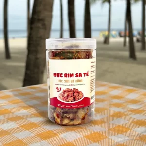 Mực cơm rim sa tế Đà Nẵng