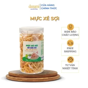 Mực xé sợi Đà Nẵng – ăn vặt hải sản ngon