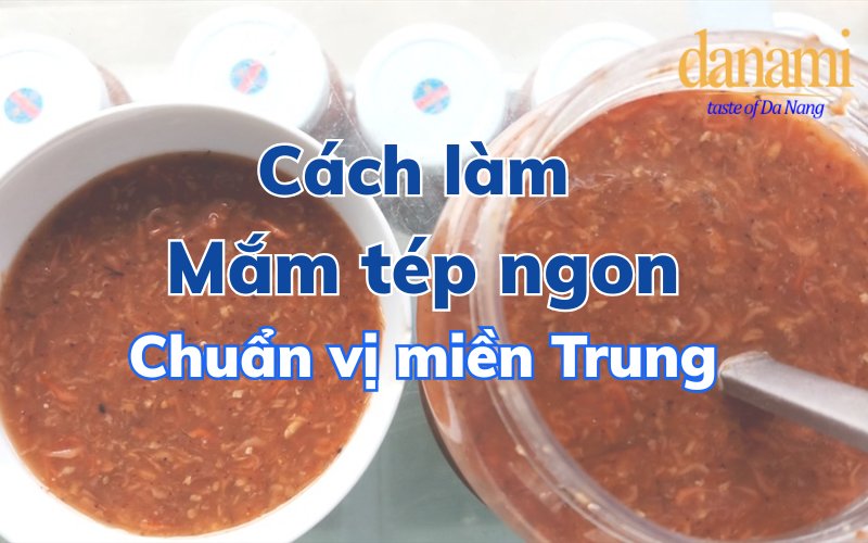 cách làm mắm tép