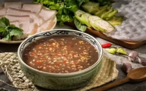 hương vị đặc trưng của mắm nêm Dì Cẩn